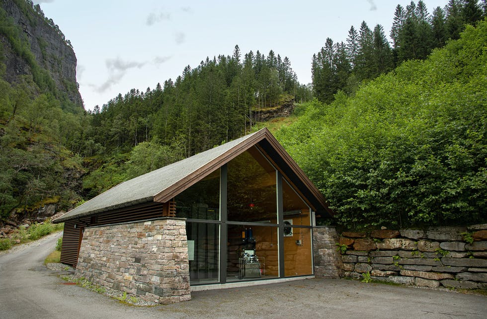 Småkraft AS vil ha grunneigarar med på lag i sin plan for å dobla produksjonen. Bildet er frå Rasdalen småkraftverk, i Voss. Foto: Privat