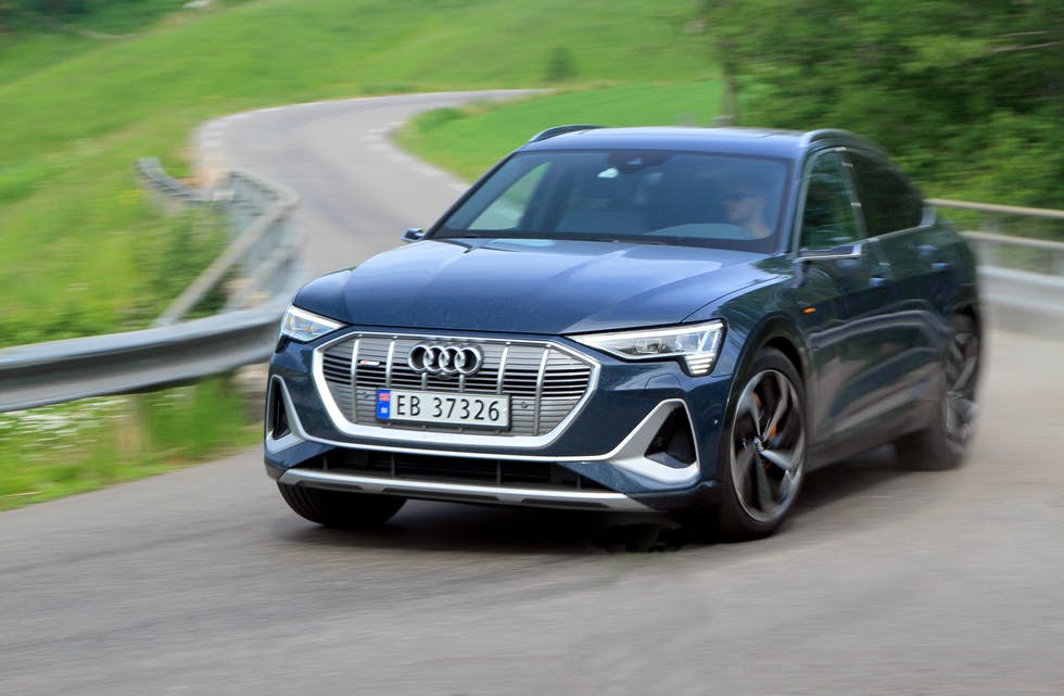 Nybilsalet: Audi e-tron låg på salstoppen i juli, viser tal frå OFV.
Foto: Norsk elbilforening