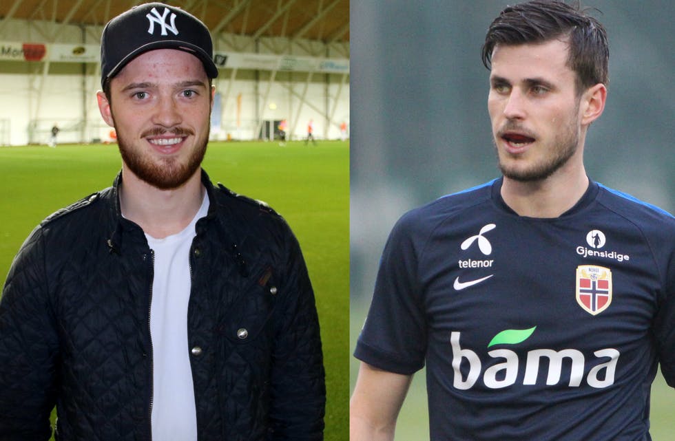 Kristoffer Haraldseid (t.v.) sitt Molde møter Håvard Nordtveit sitt Hoffenheim i 16-delsfinalen i Europa Legaue.
ARKIVFOTO