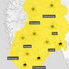 Meteorologisk institutt: Gult farevarsel